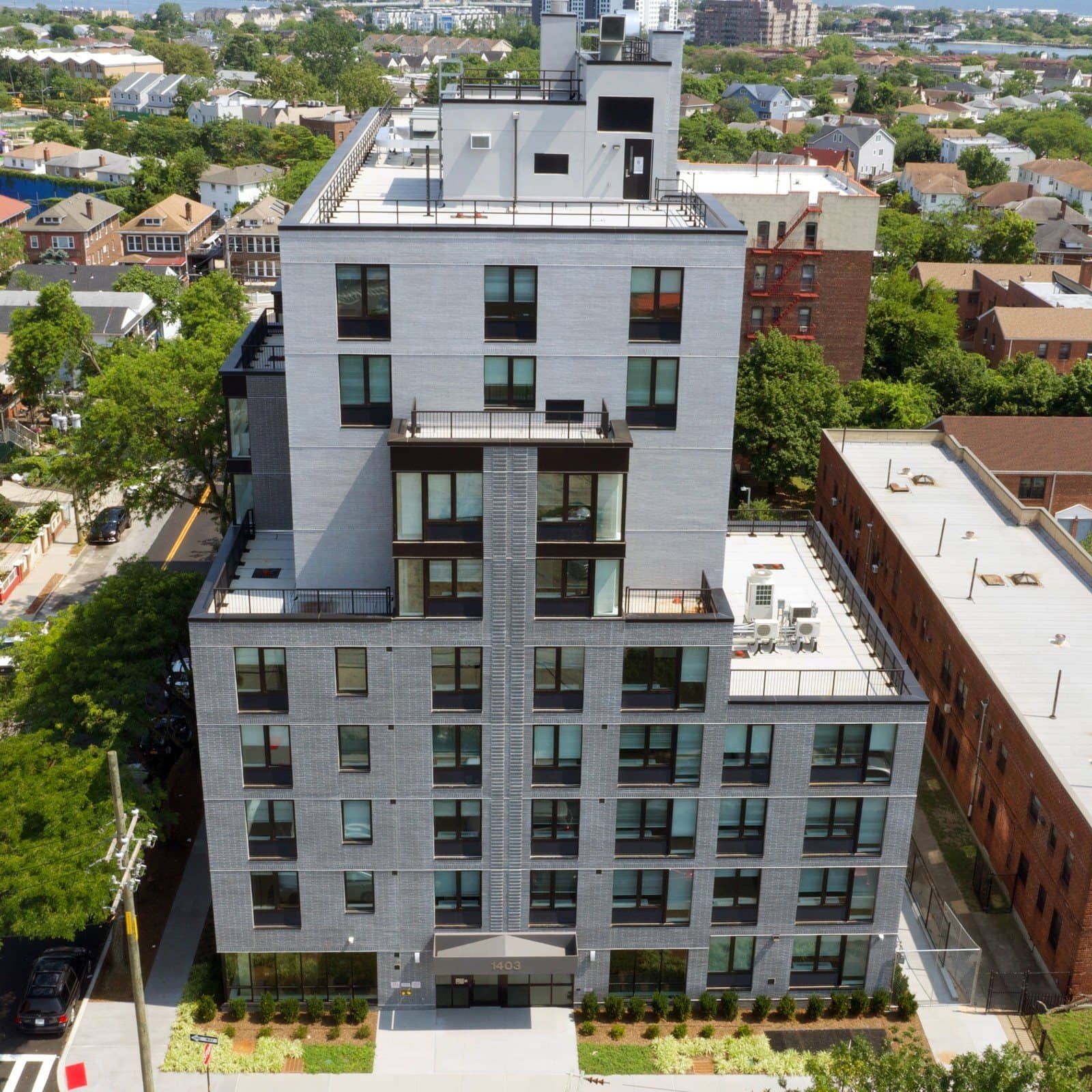 Exterior of Harriet Tubman Supportive Housing Building