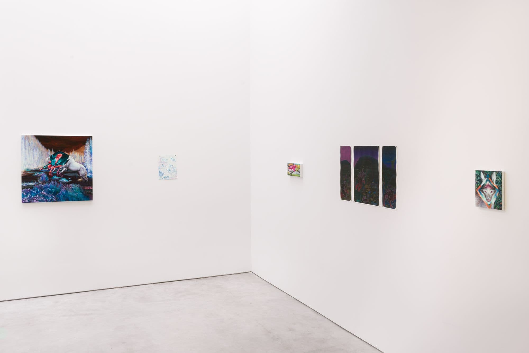 Exit Point: Angela Gram and Lydia Baker, installation view