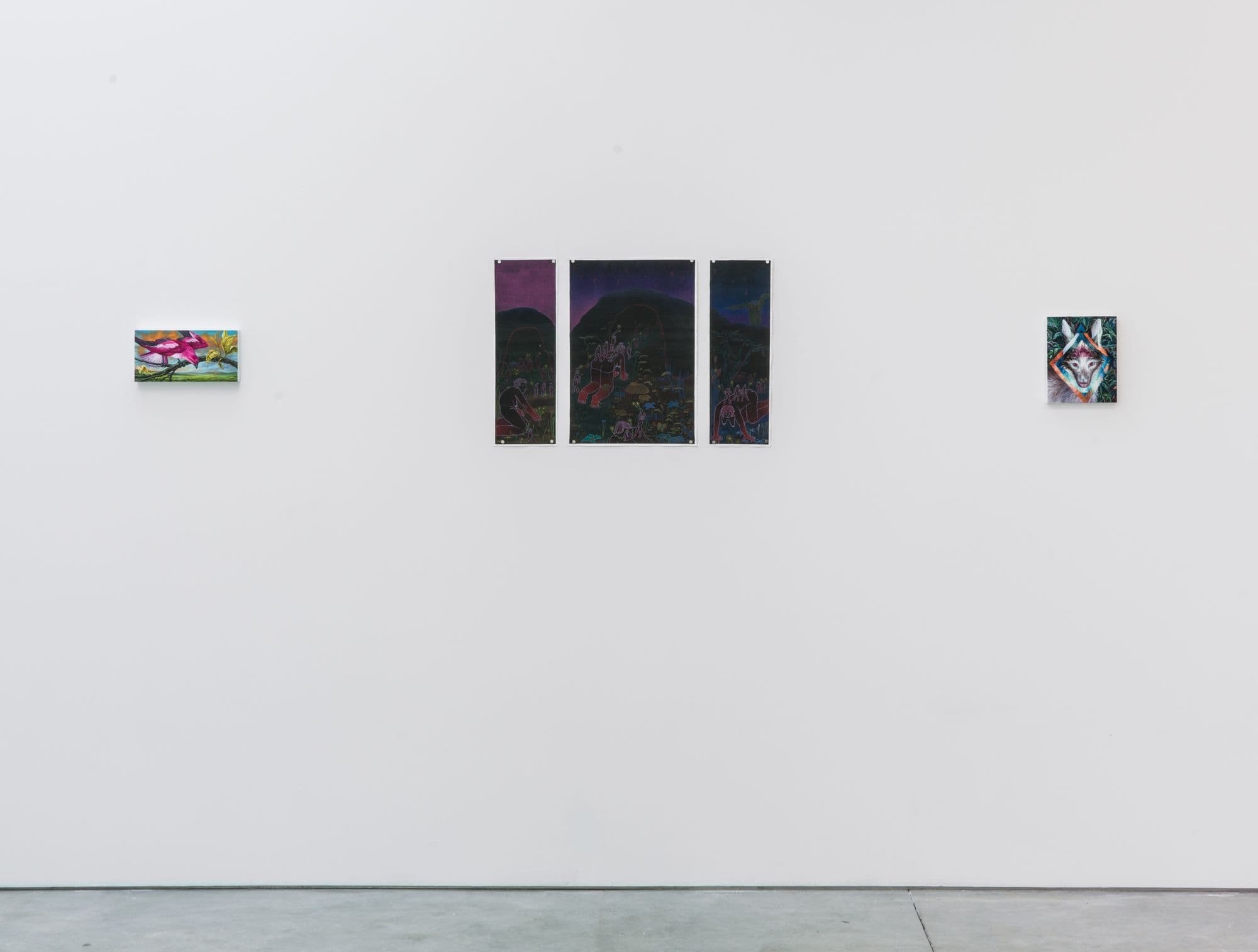 Exit Point: Angela Gram and Lydia Baker, installation view