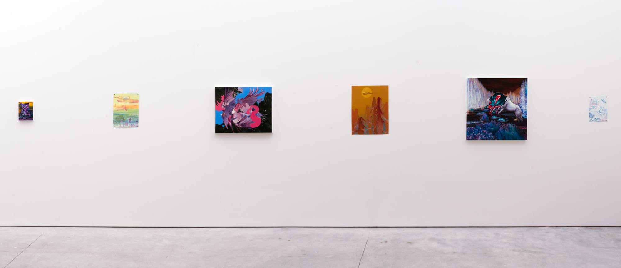 Exit Point: Angela Gram and Lydia Baker, installation view