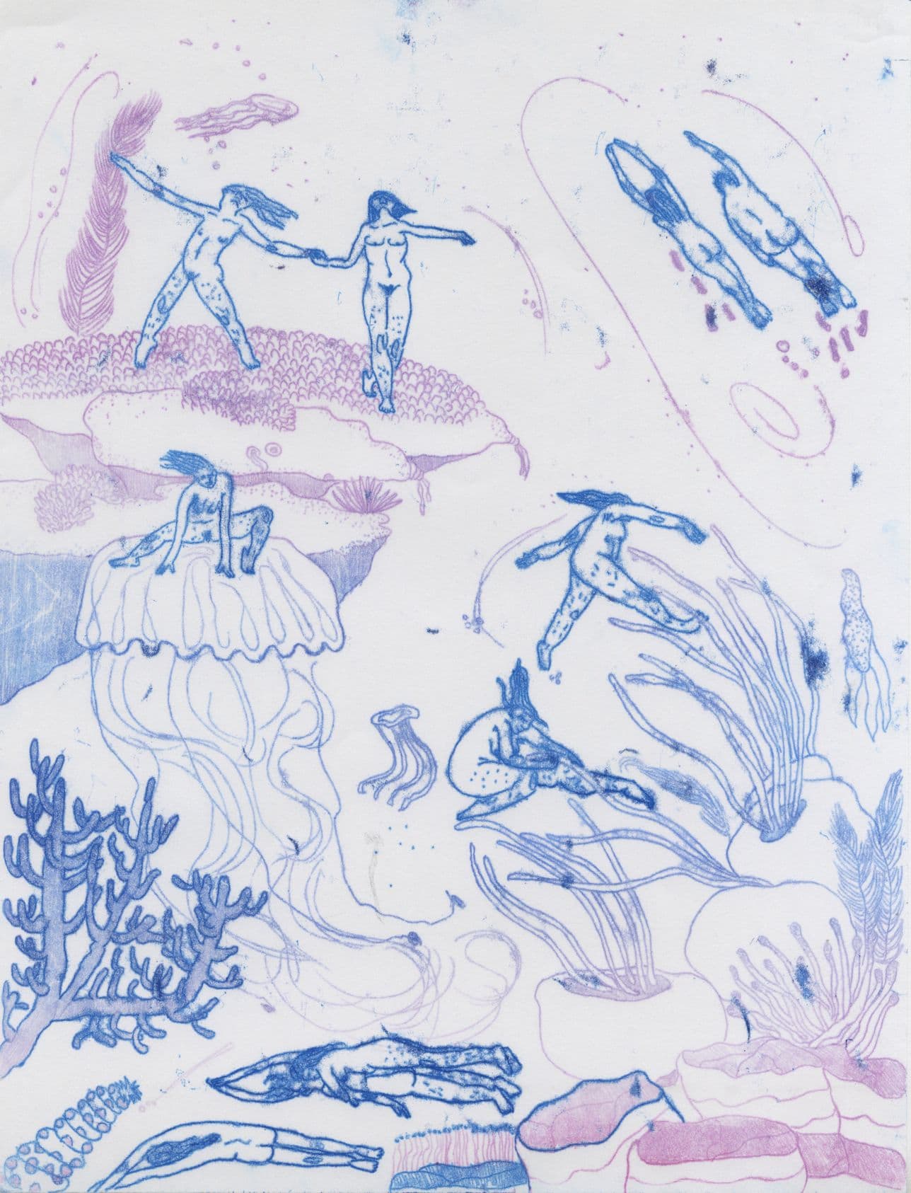 Lydia Baker, Dancing in Bluish Light