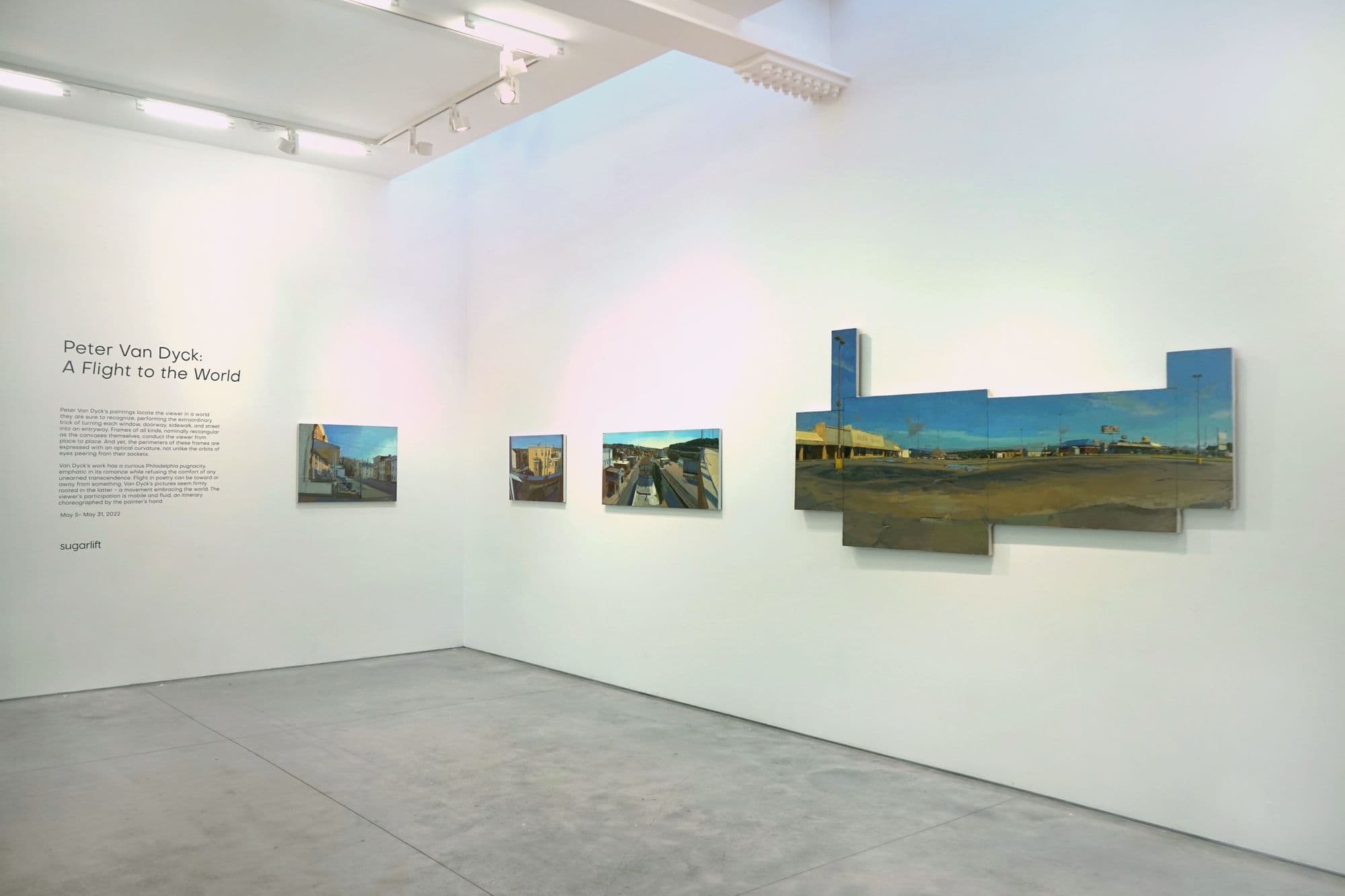 Peter Van Dyck: A Flight to the World, installation view