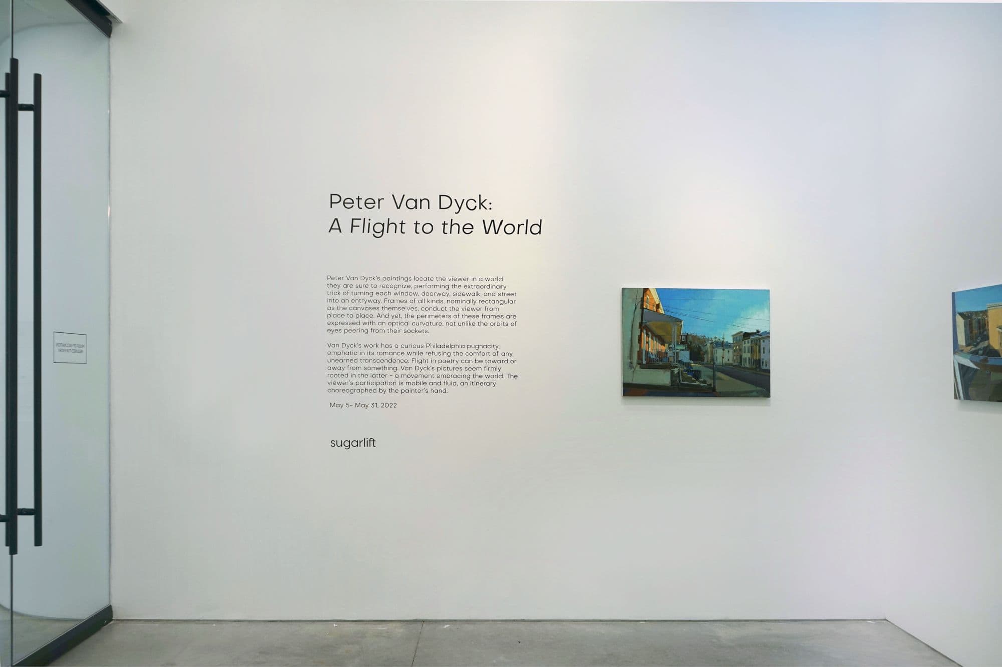 Peter Van Dyck: A Flight to the World, installation view