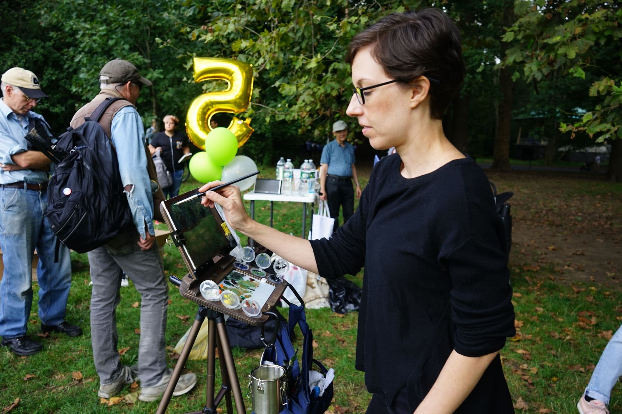 Plein Air Prospect Park, the opening