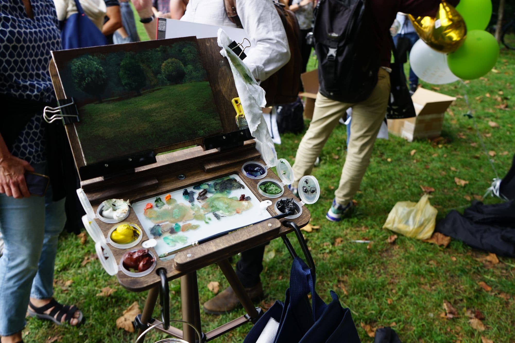 Plein Air Prospect Park, the opening
