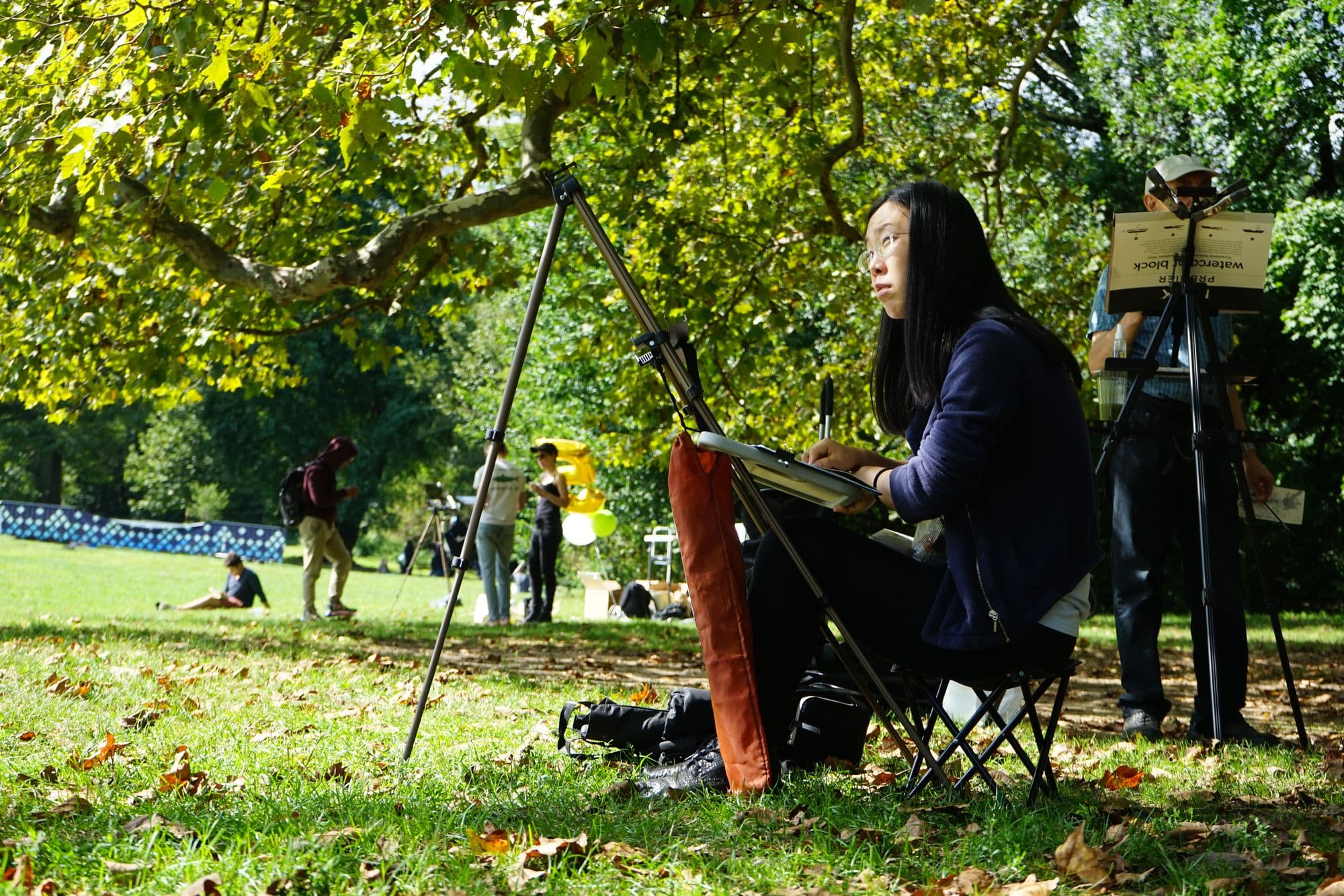Plein Air Prospect Park, the opening
