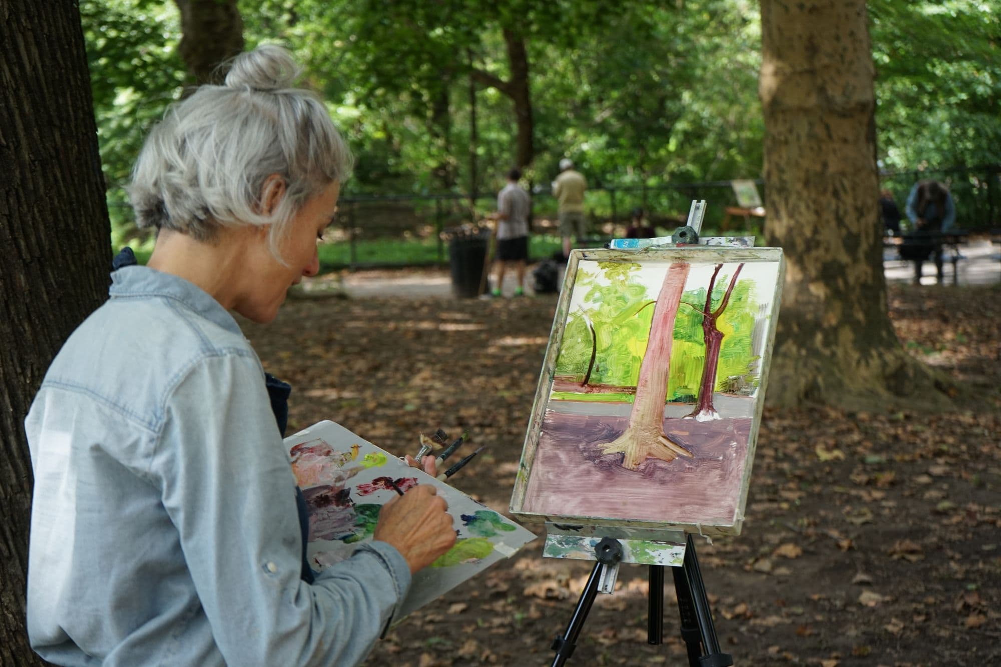 Plein Air Prospect Park, the opening