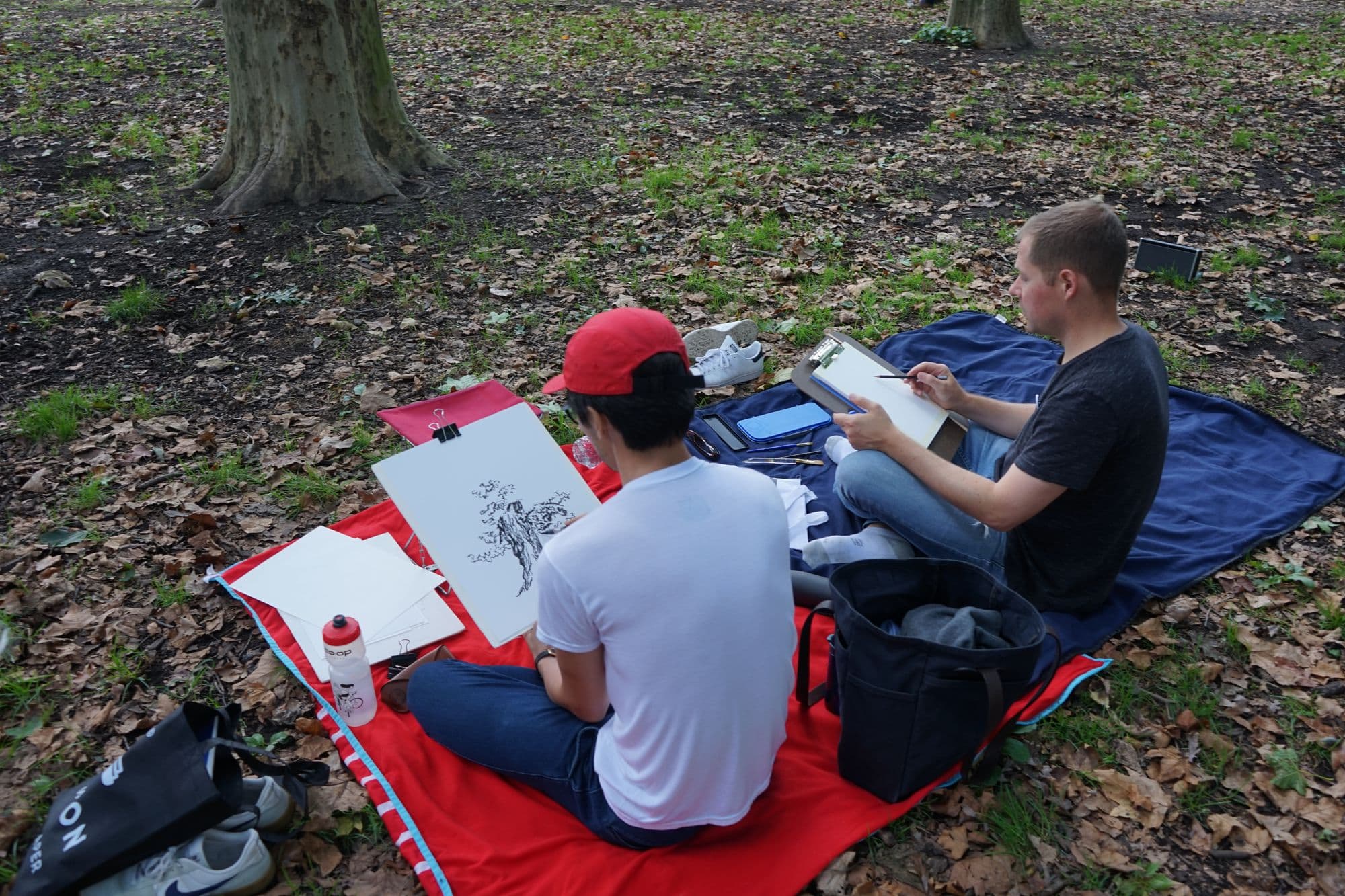 Plein Air Prospect Park, the opening