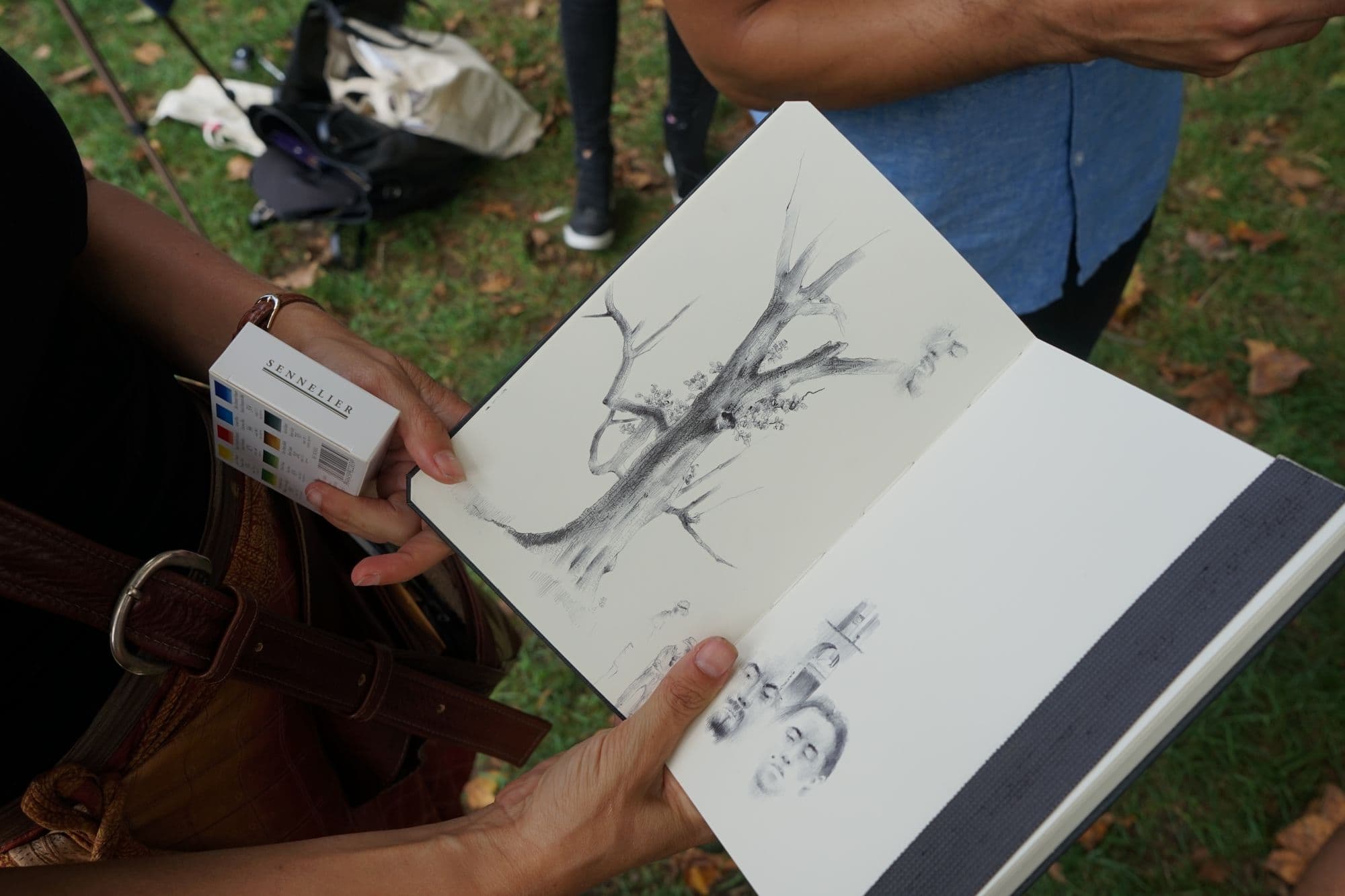 Plein Air Prospect Park, the opening