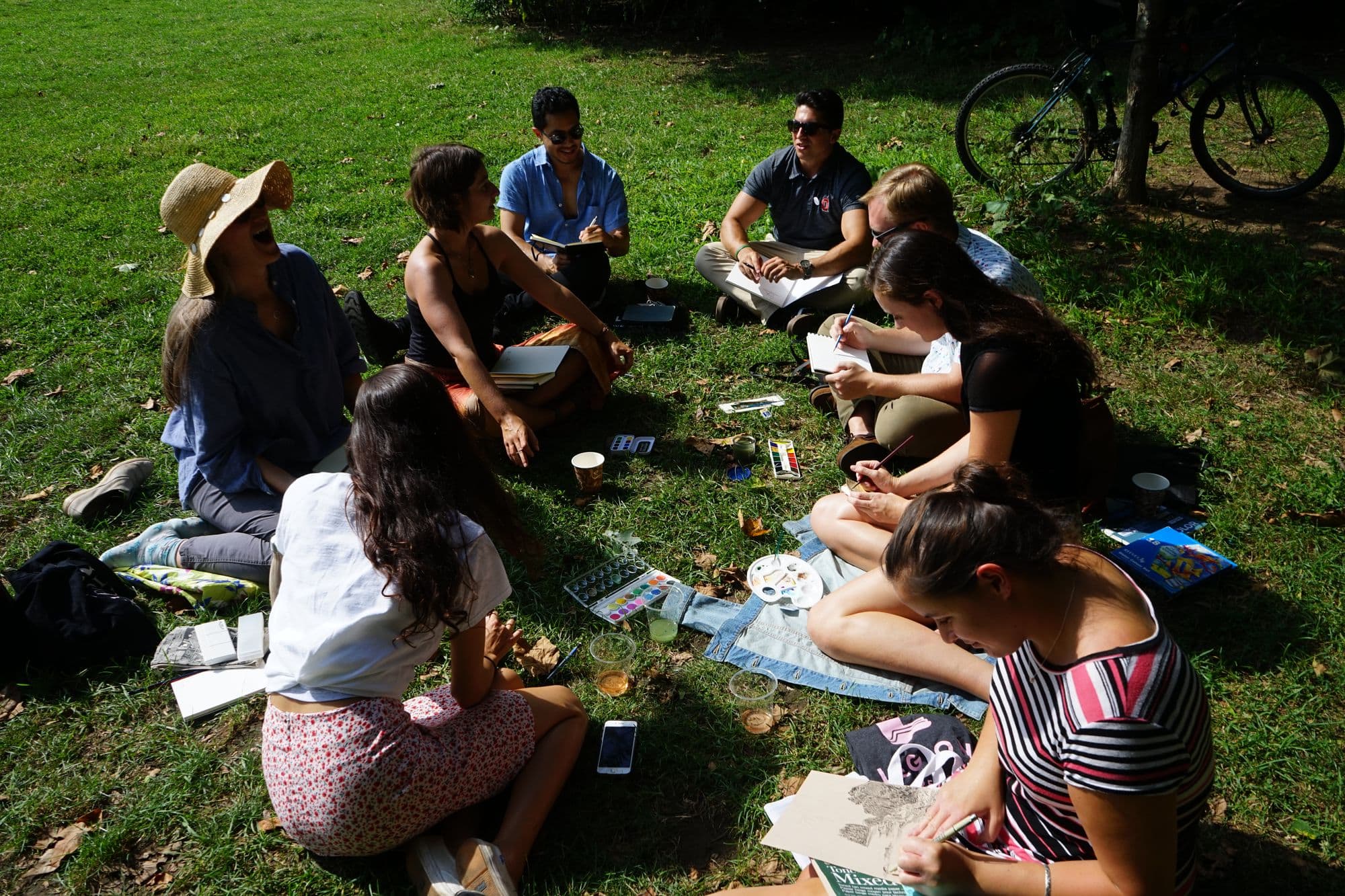 Plein Air Prospect Park, the opening