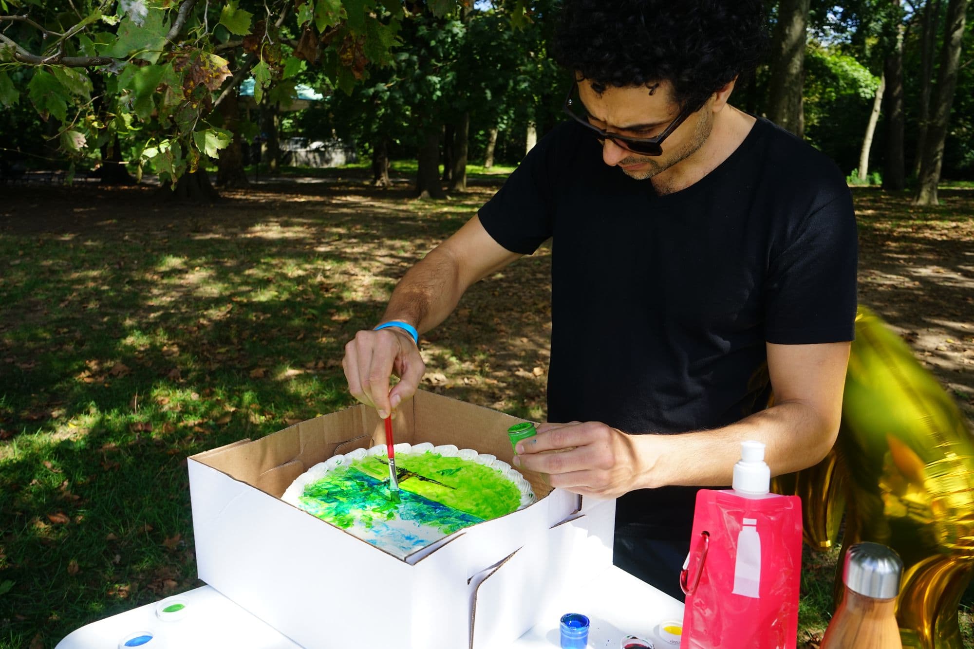 Plein Air Prospect Park, the opening