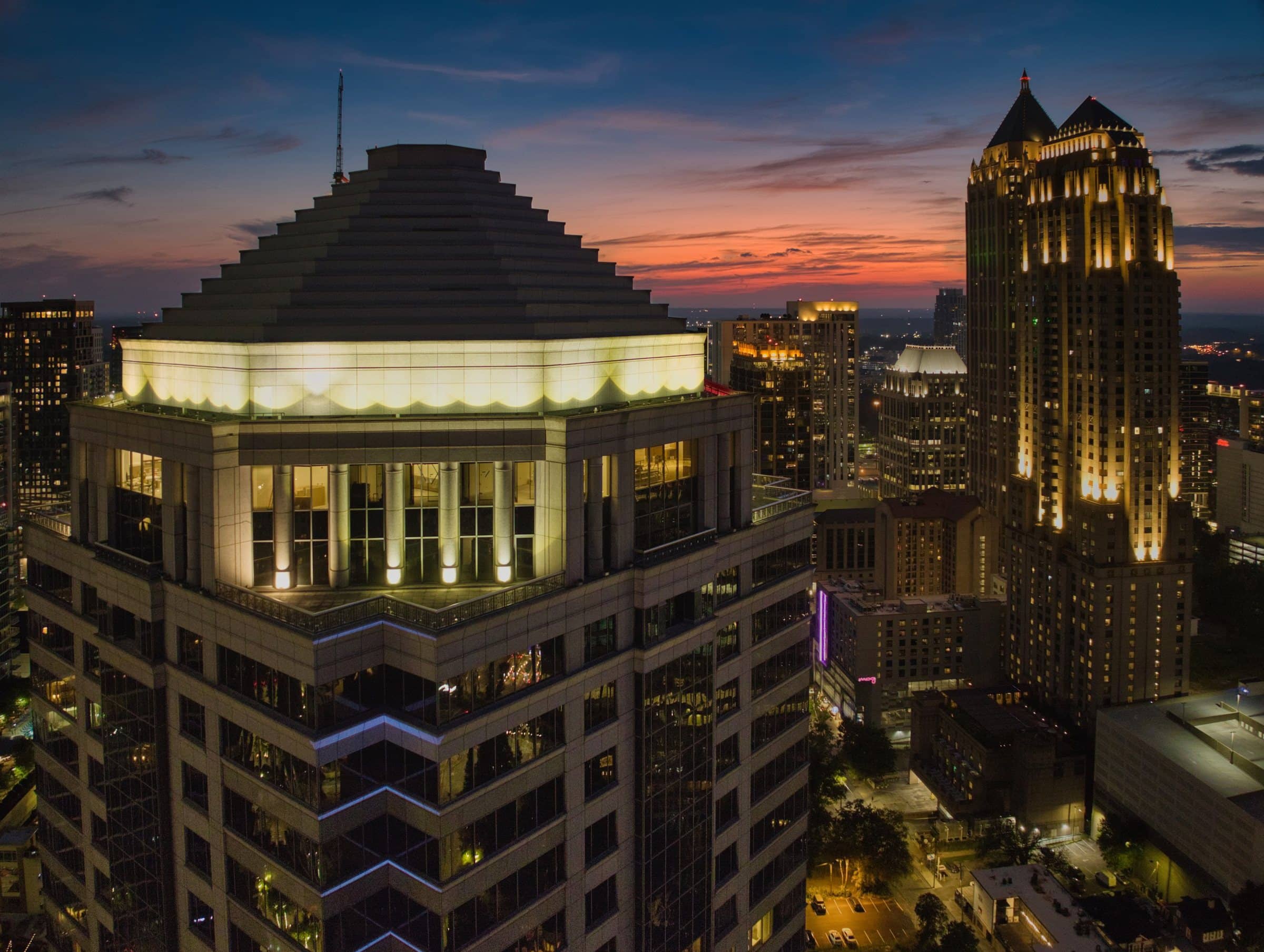 Exterior of 1100 Peachtree