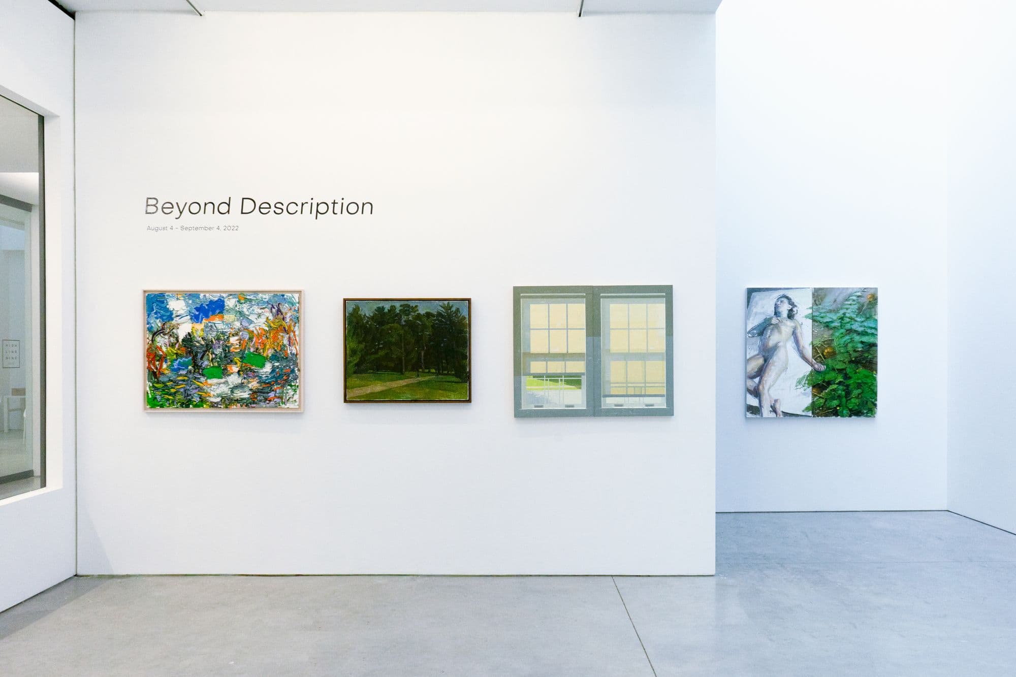 Beyond Description, installation view