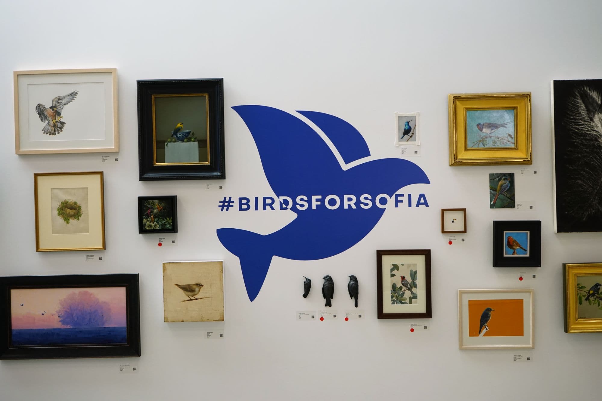 Birds for Sofia, installation view