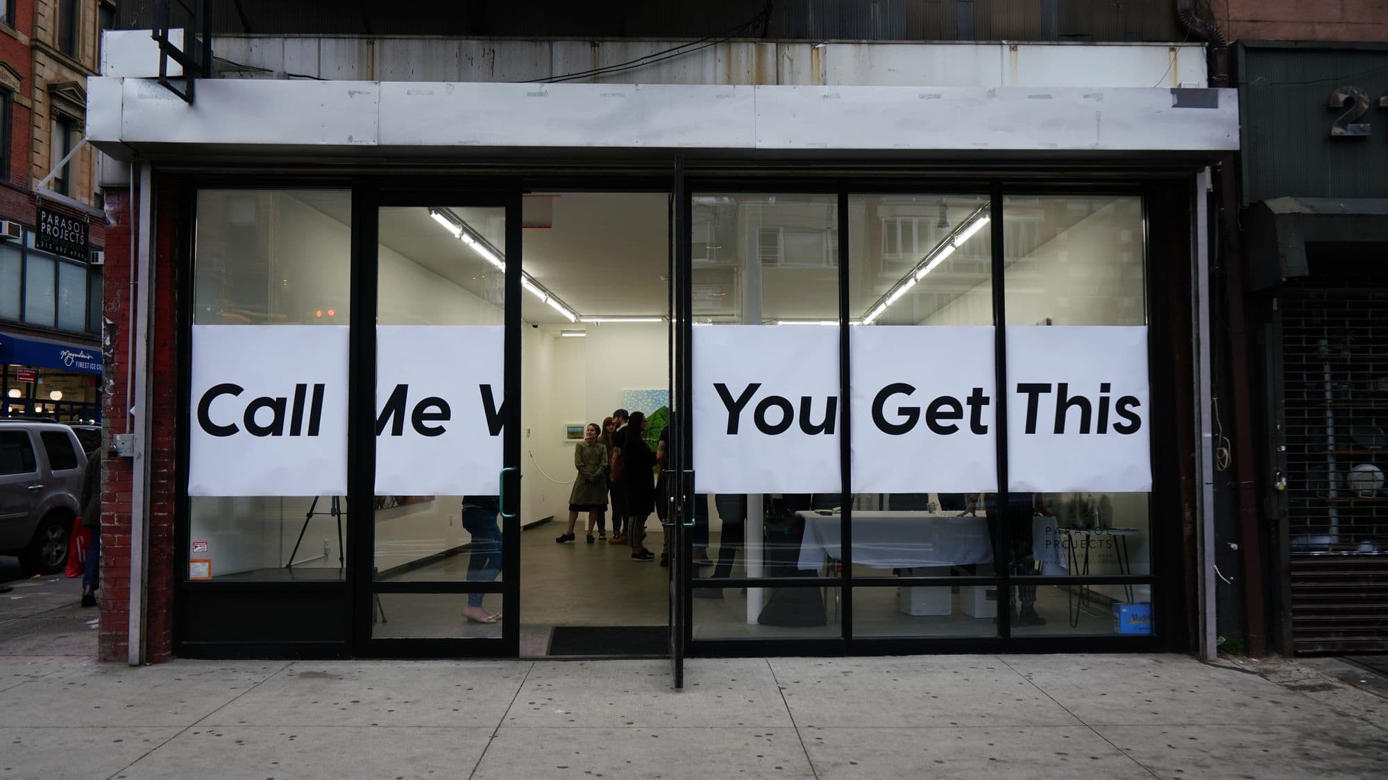 Call Me When You Get This, installation view