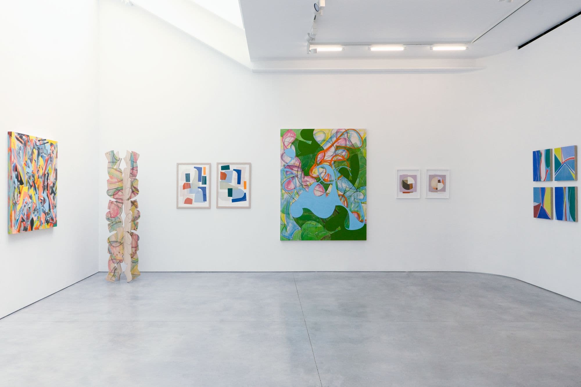 Carving with Color, installation view