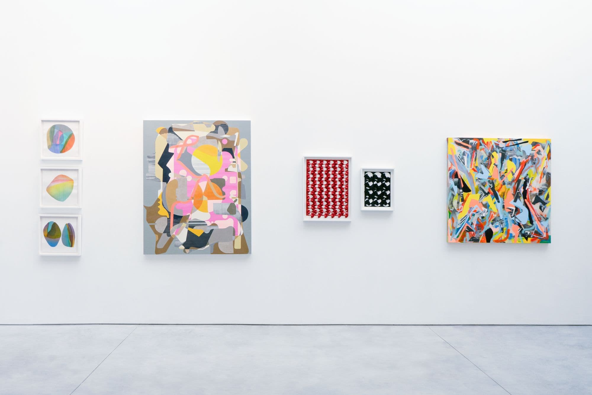 Carving with Color, installation view