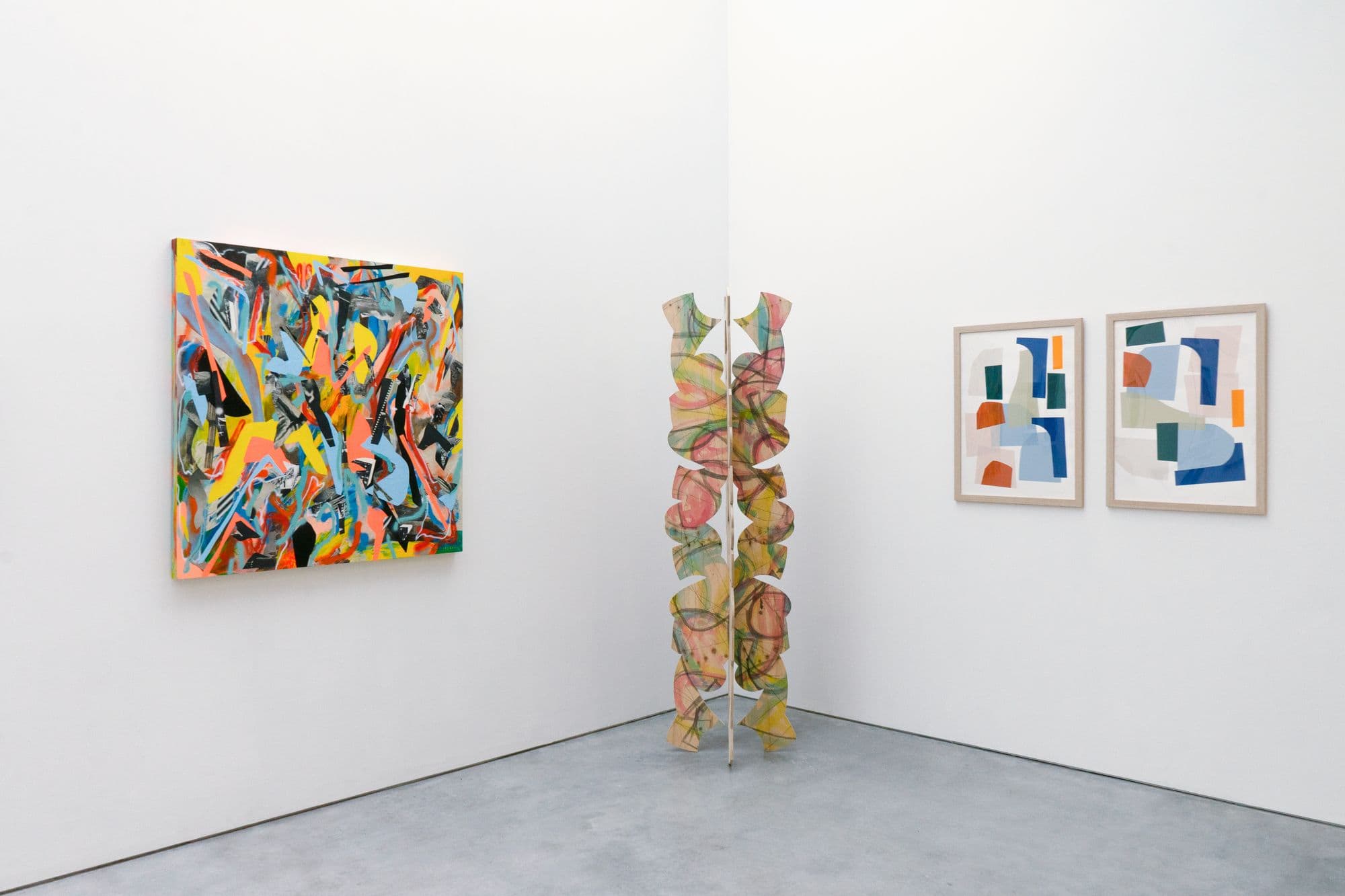 Carving with Color, installation view