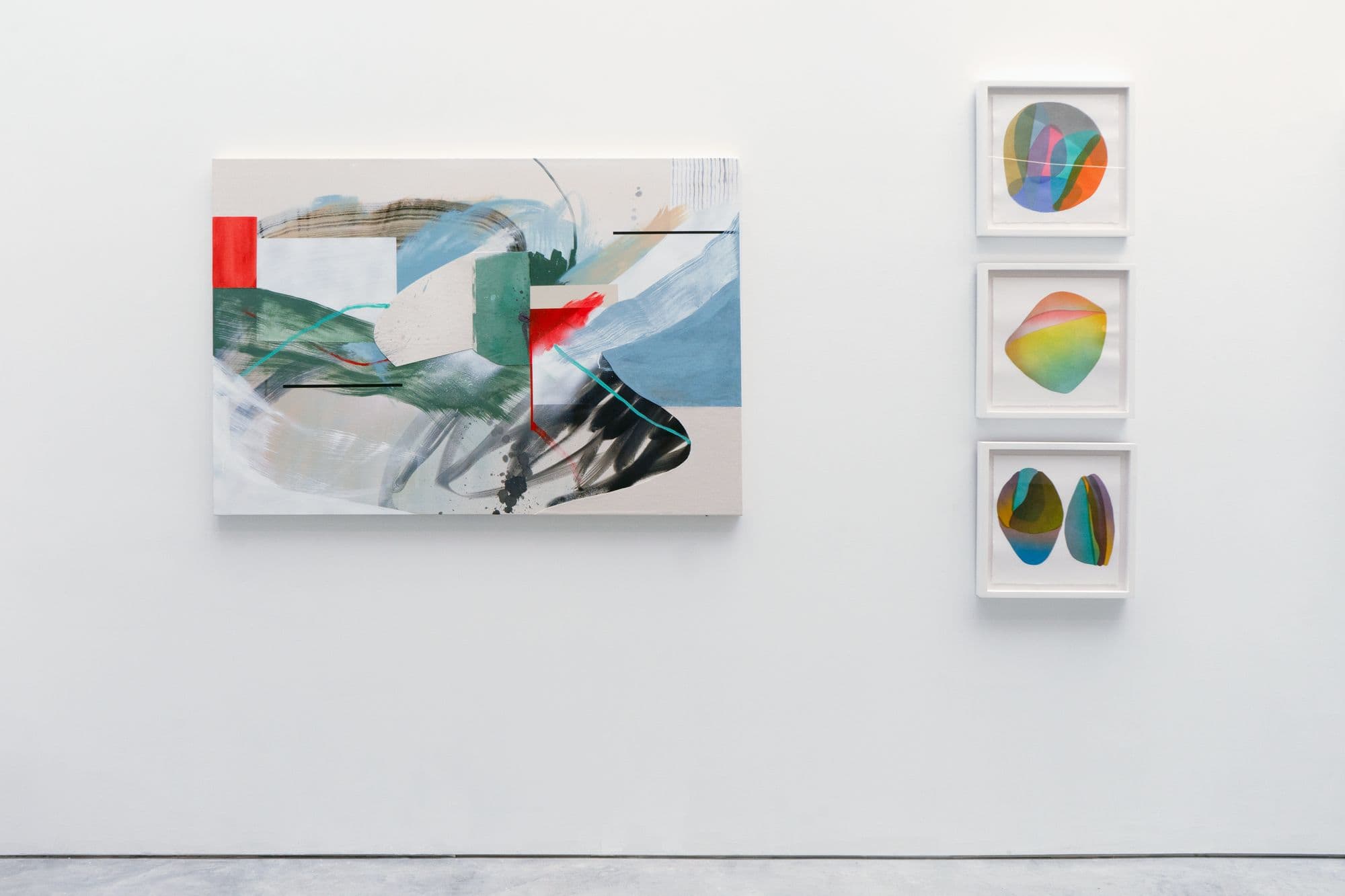 Carving with Color, installation view