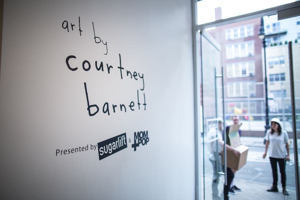 art by Courtney Barnett, installation view