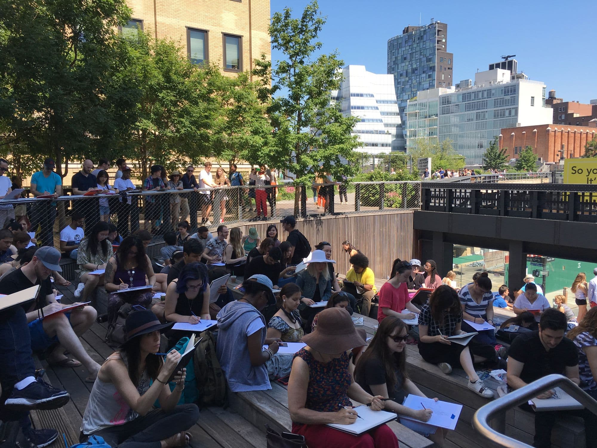 Draw the High Line, installation view