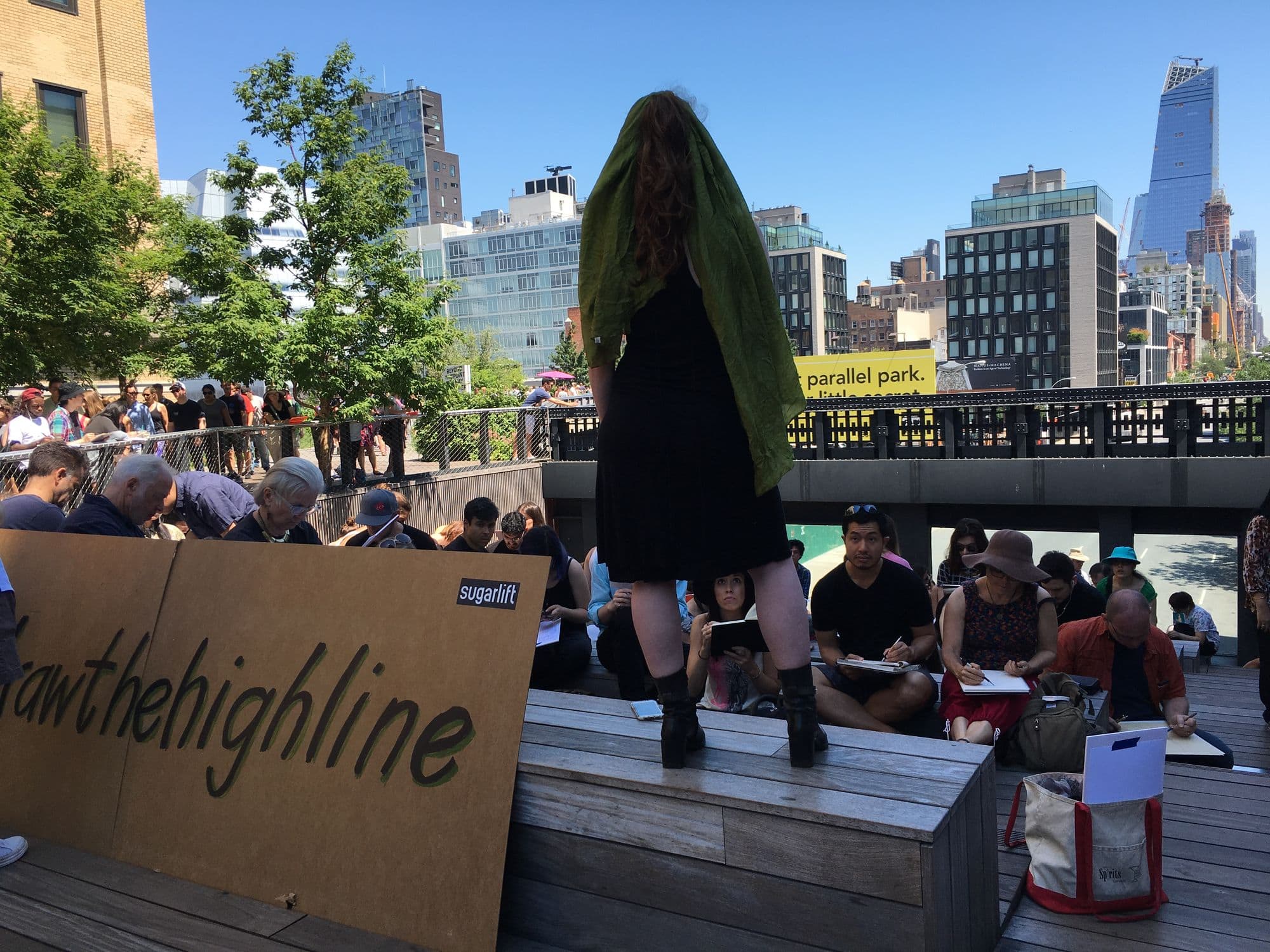 Draw the High Line, the opening
