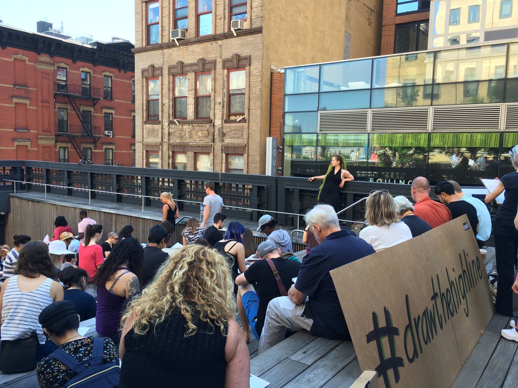 Draw the High Line, the opening