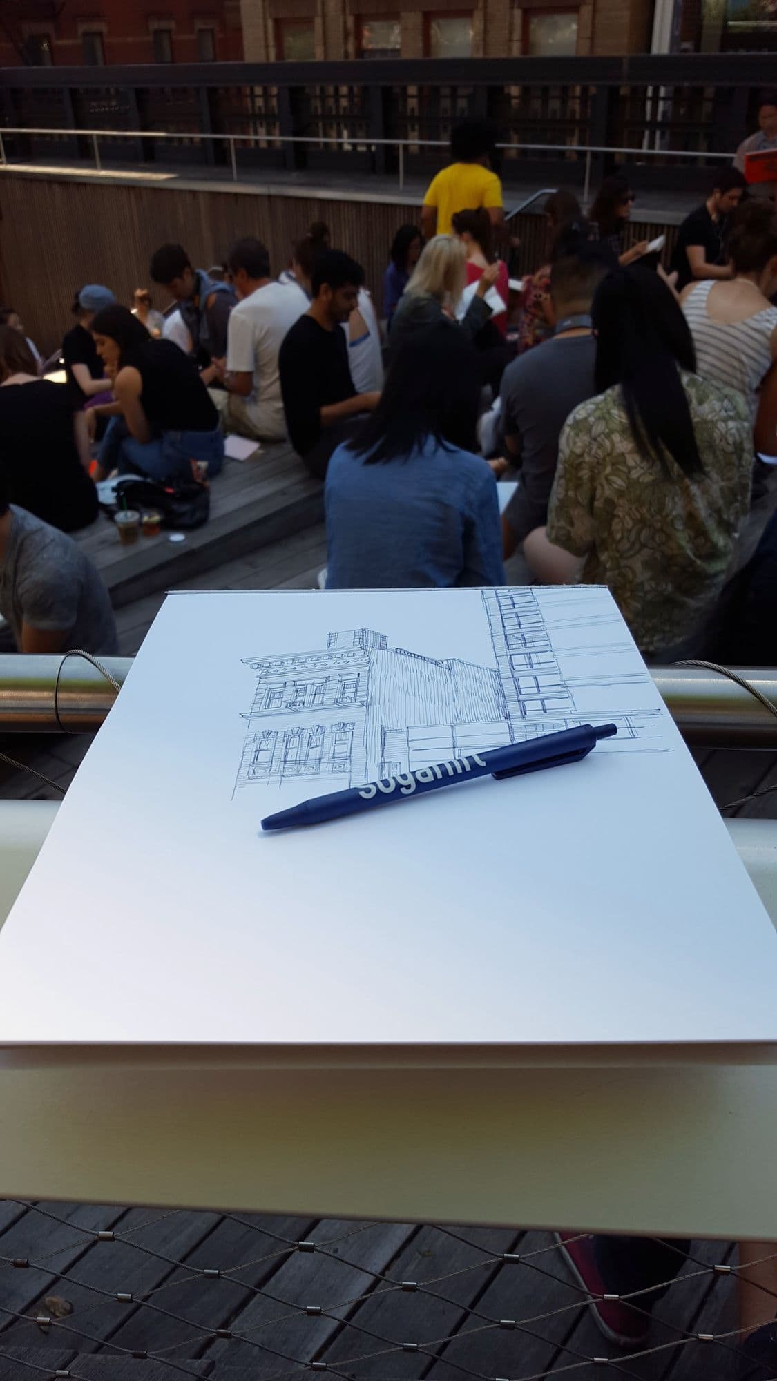 Draw the High Line, the opening