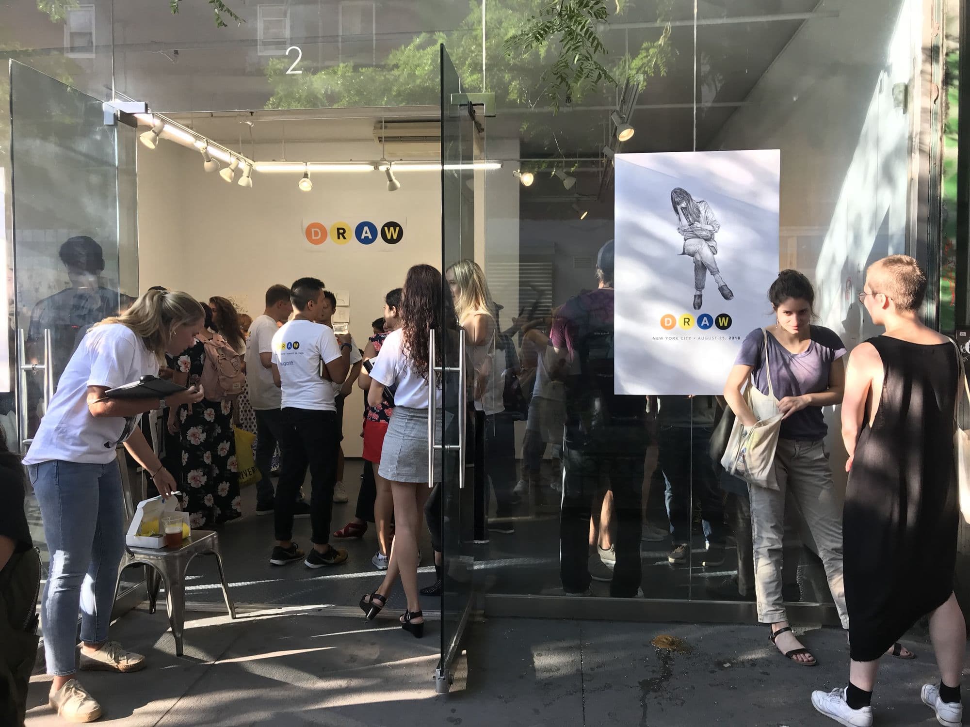 DRAW the Subway, installation view