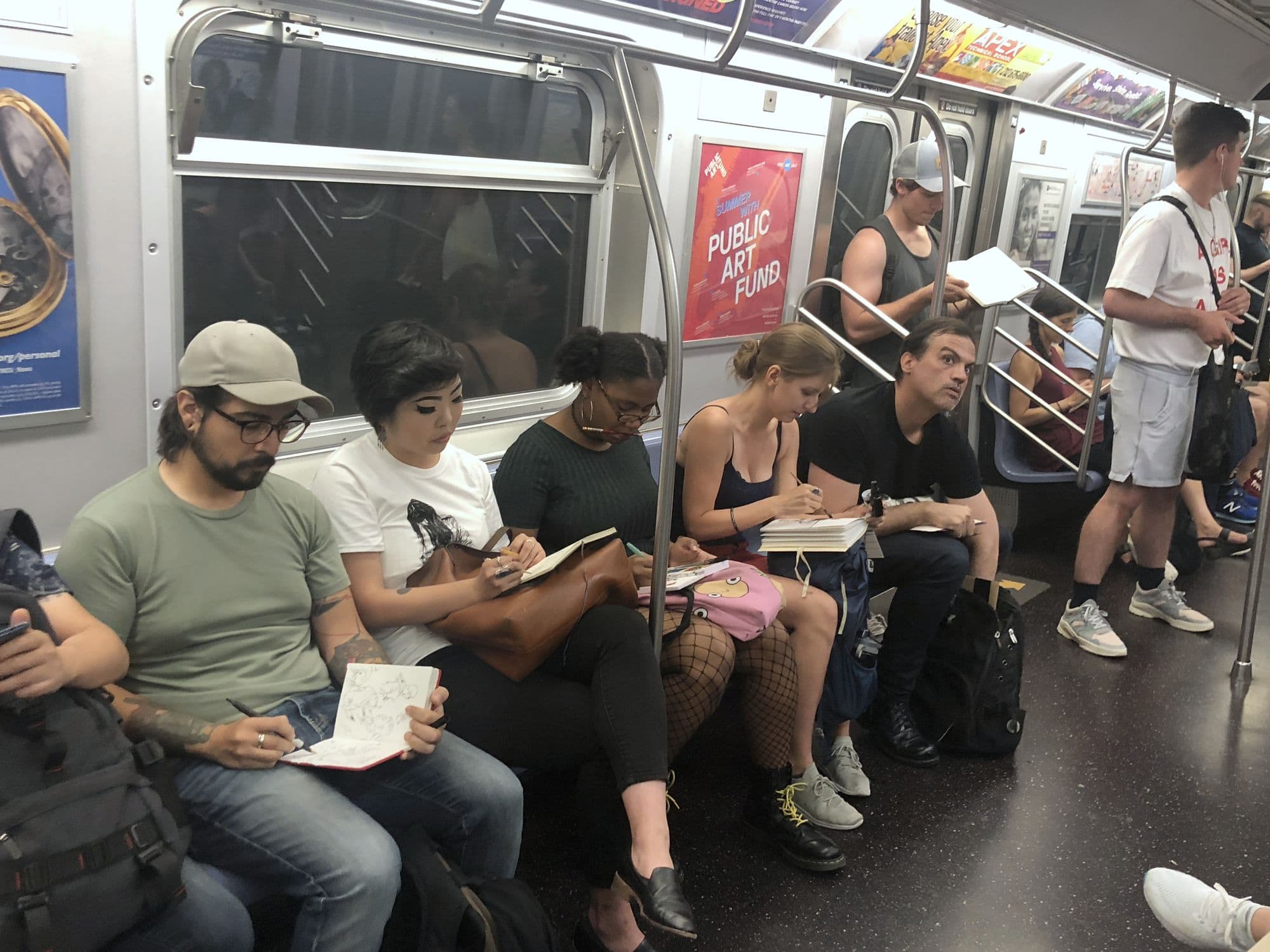 DRAW the Subway, the opening