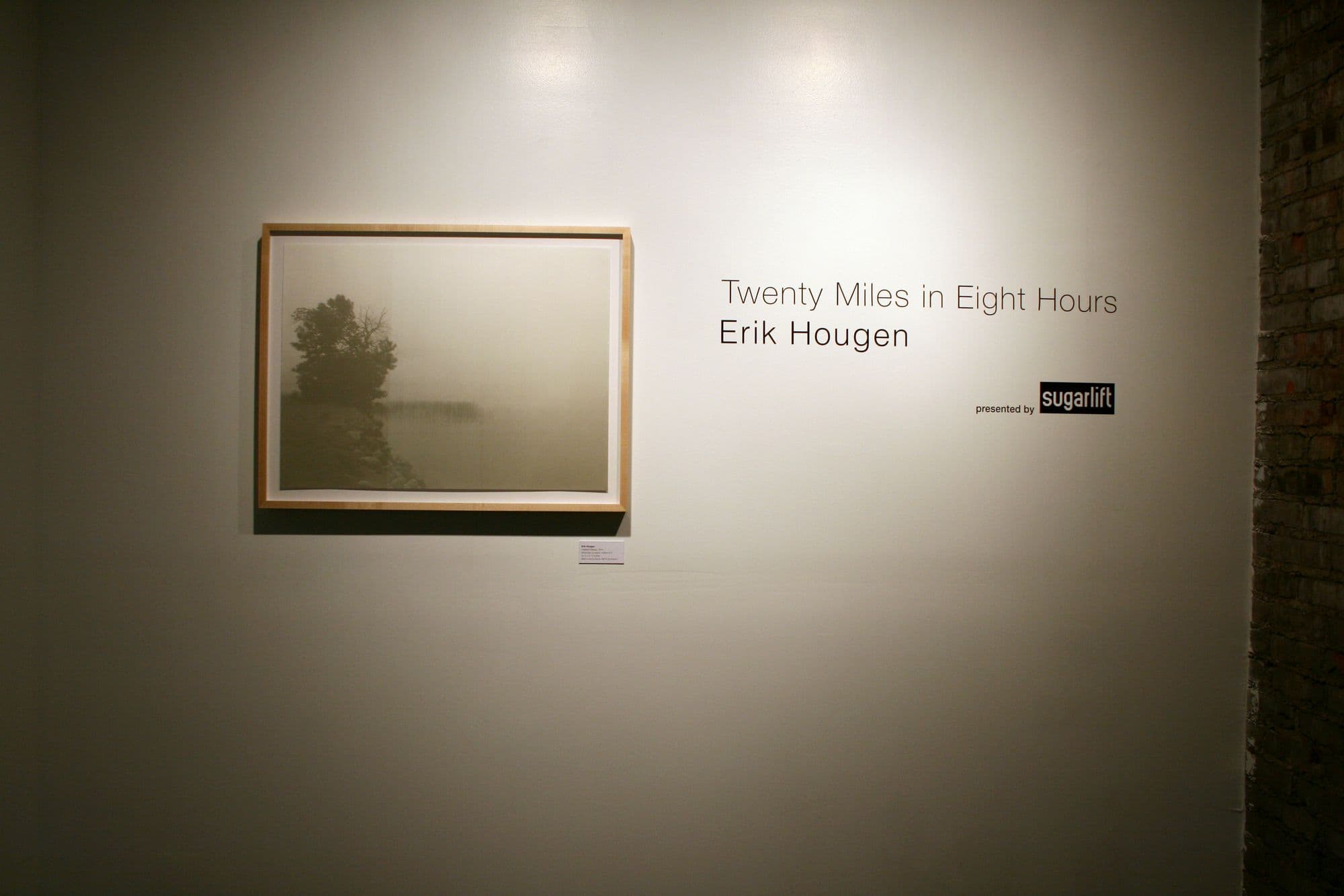 Erik Hougen: Twenty Miles in Eight Hours, installation view