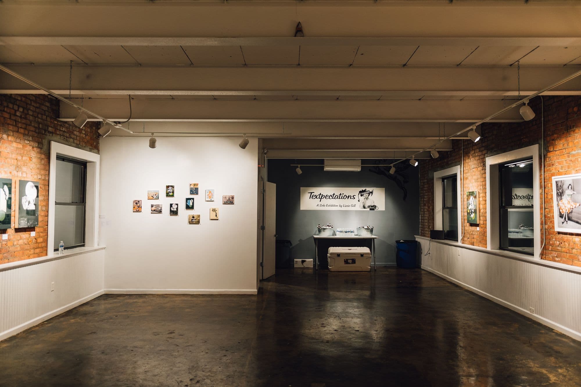 Textpectations: A Solo Exhibition by Lizzie Gill, installation view