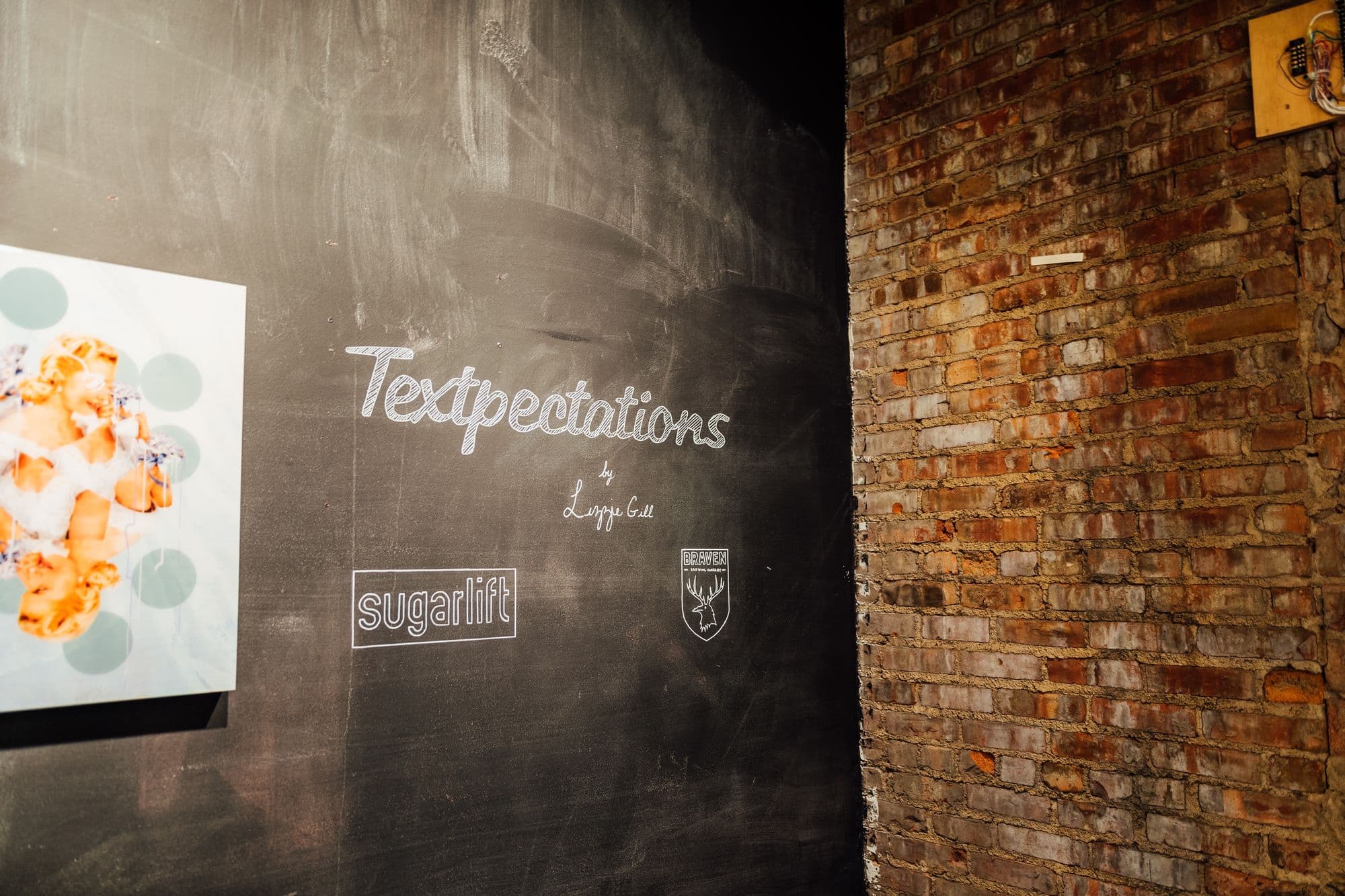 Textpectations: A Solo Exhibition by Lizzie Gill, installation view