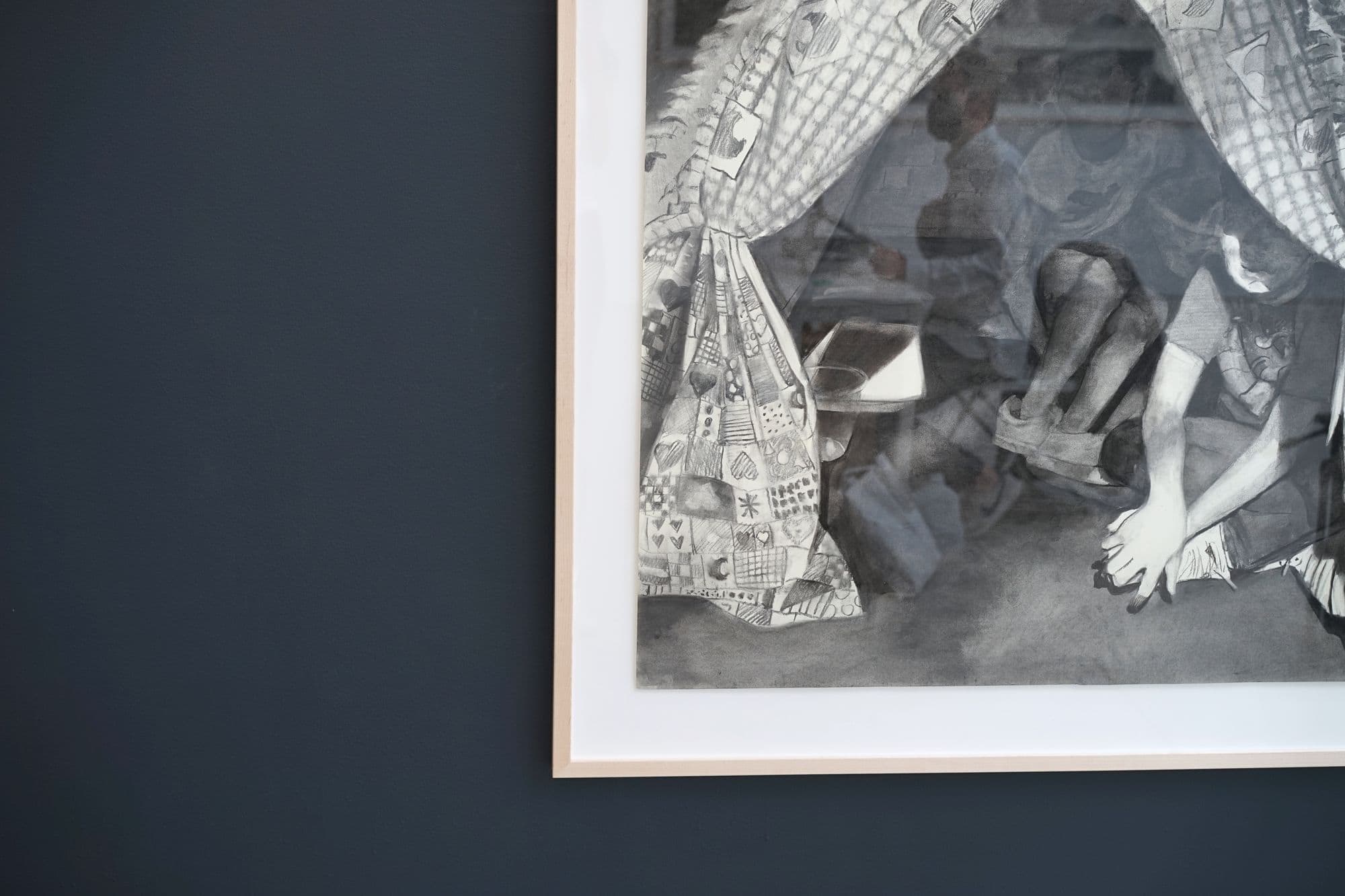 Nicolas V. Sanchez: Charcoal, installation view