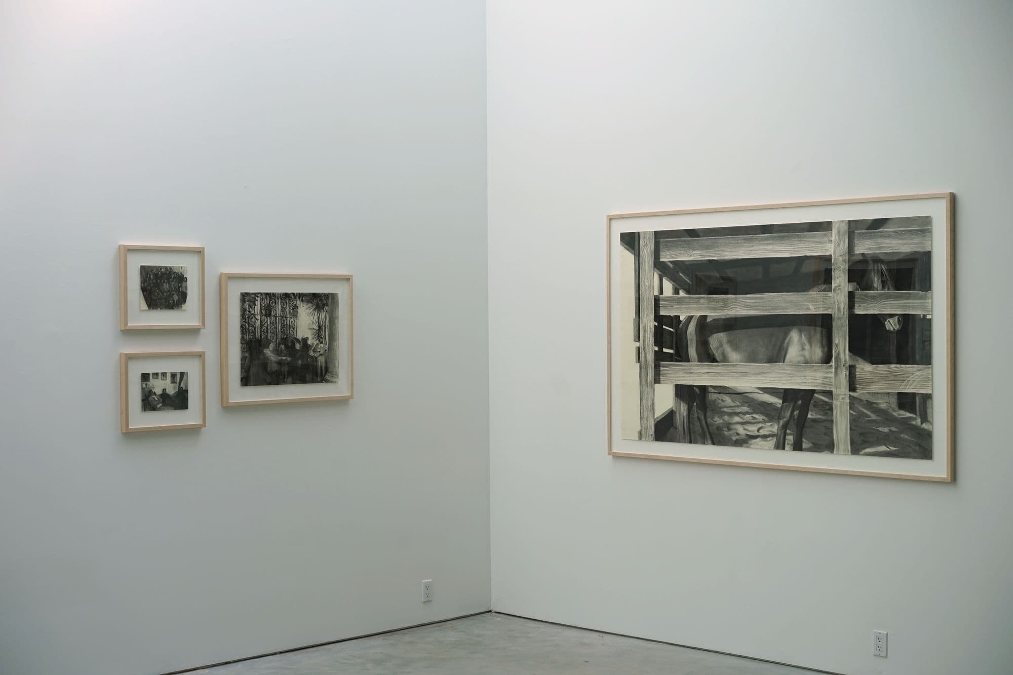 Nicolas V. Sanchez: Charcoal, installation view