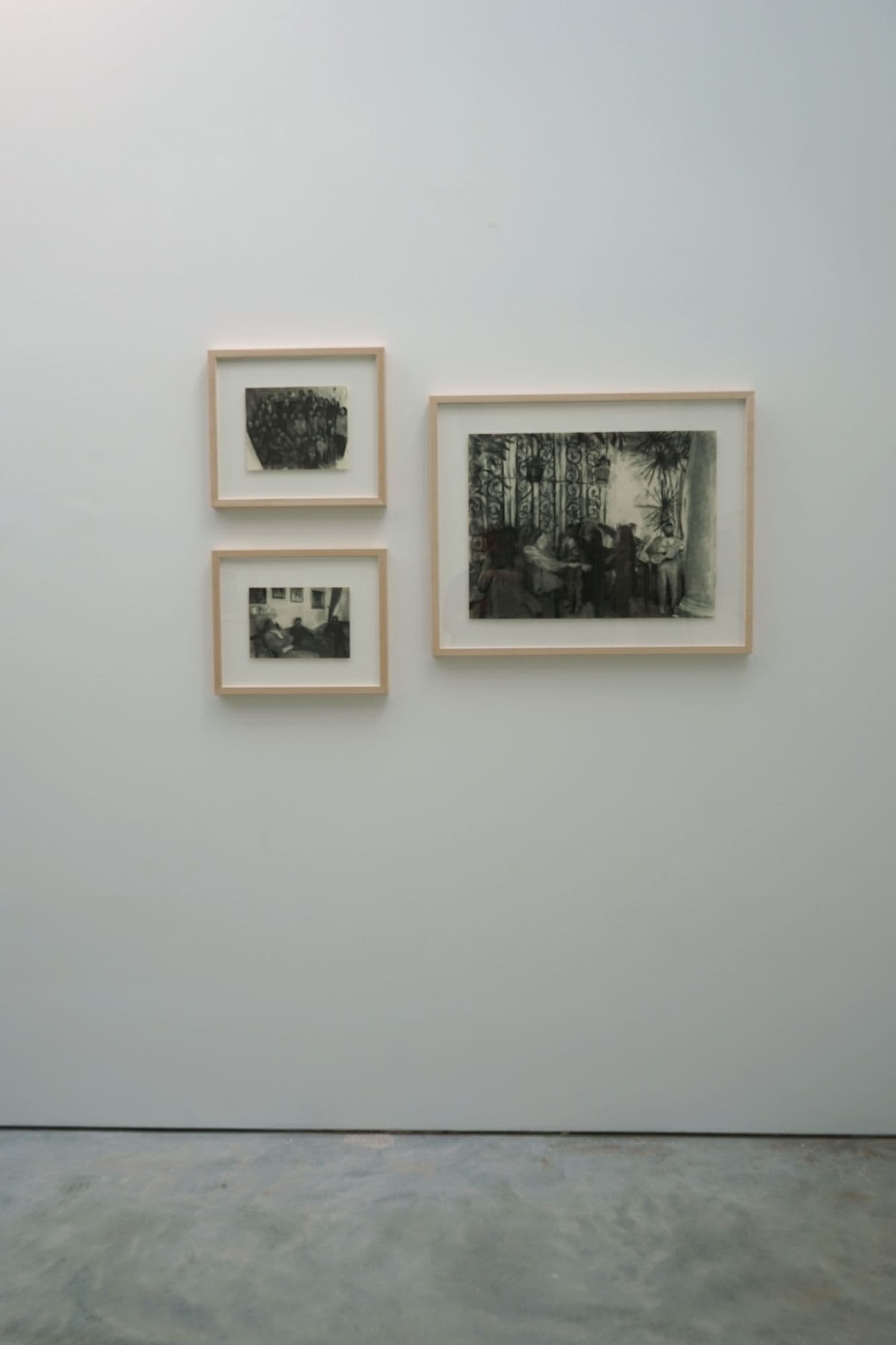 Nicolas V. Sanchez: Charcoal, installation view