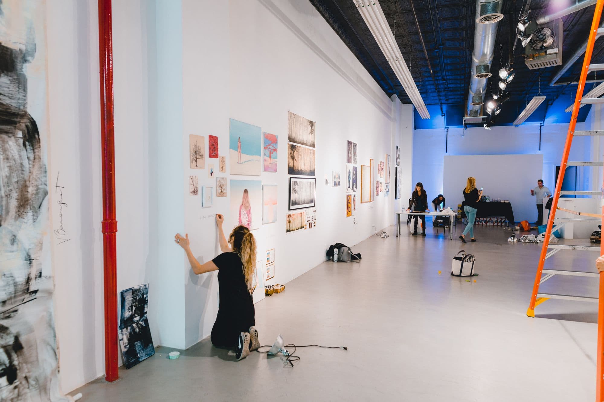 Sugarlift Open Studios, installation view