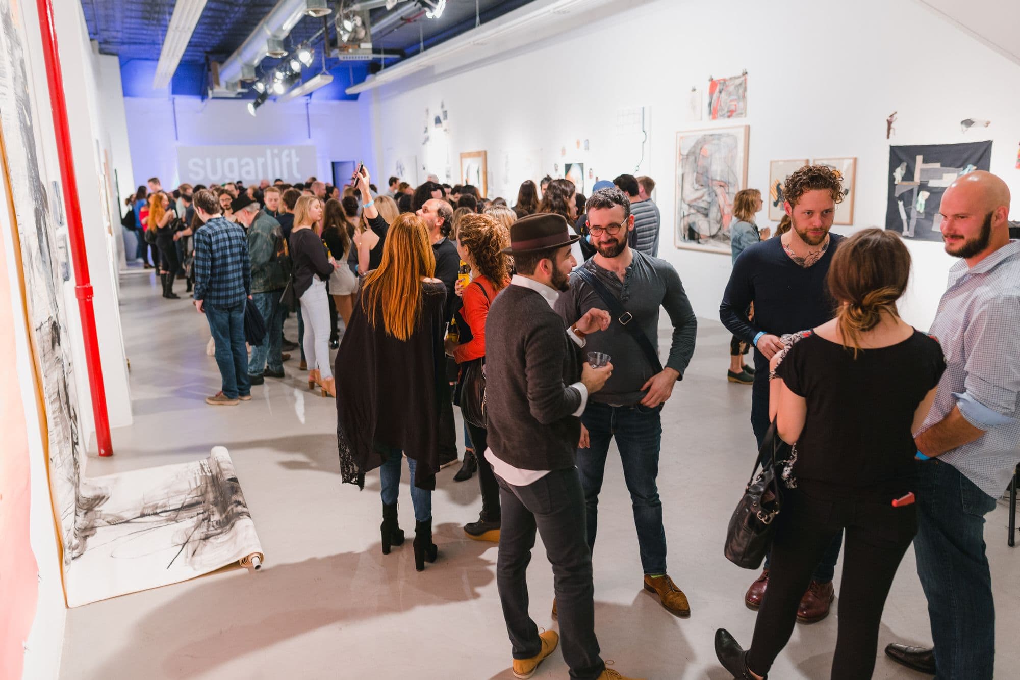 Sugarlift Open Studios, the opening