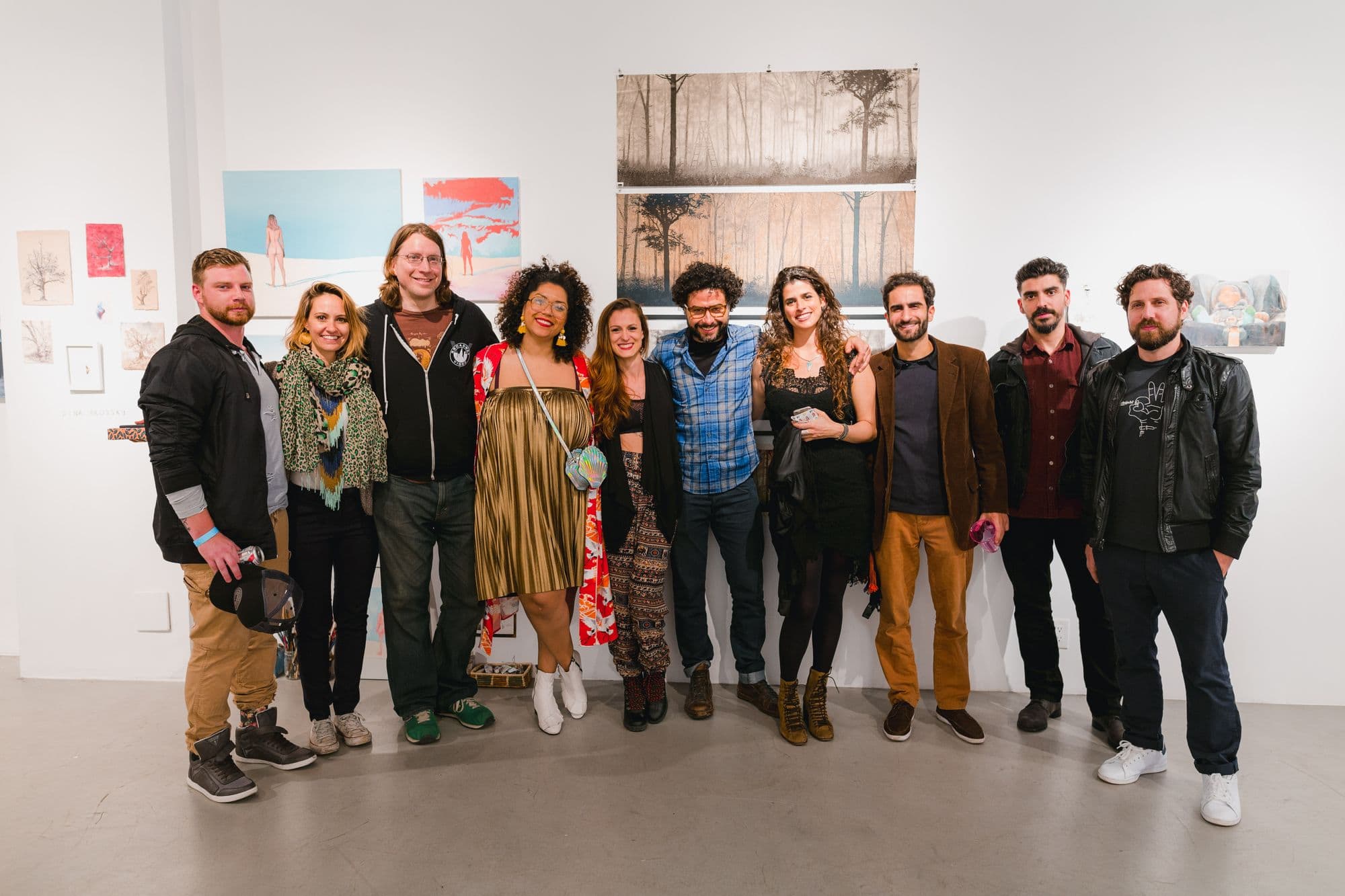 Sugarlift Open Studios, the opening