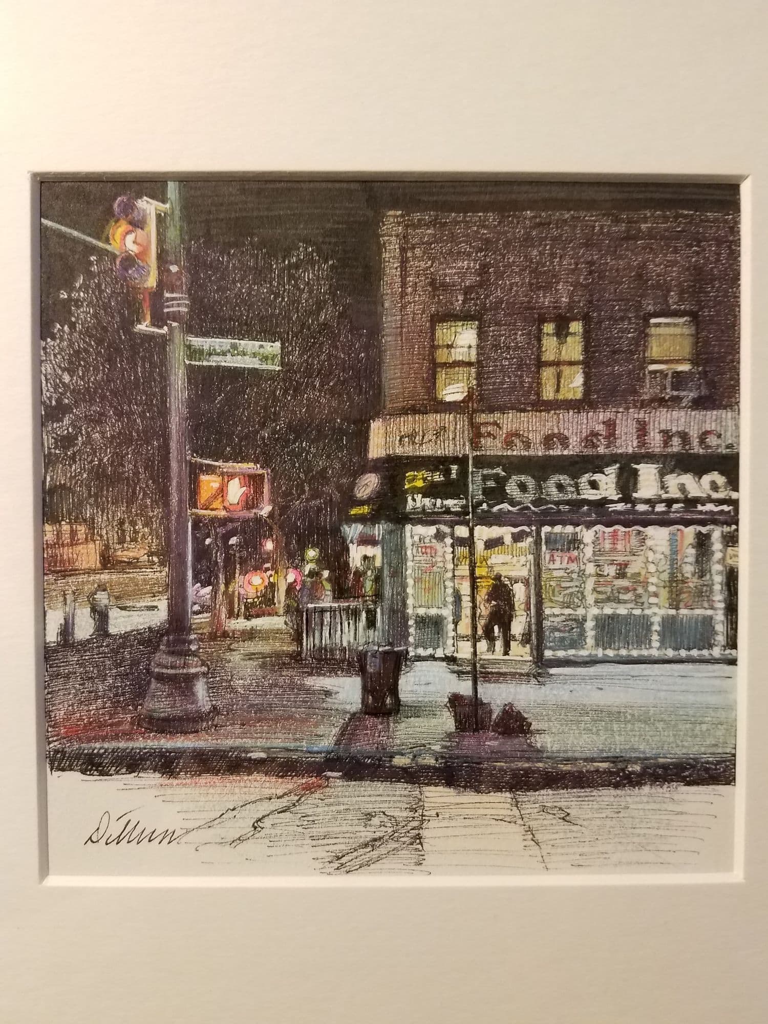 Dilleen Marsh, A Corner Store at Night, Harlem, NY