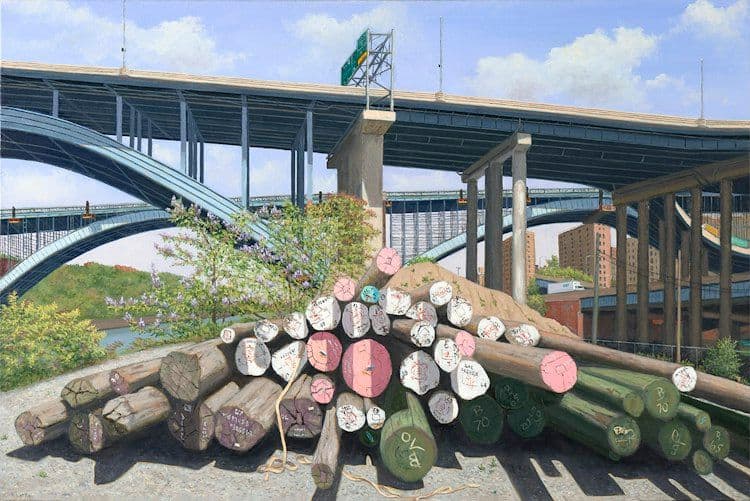 Valeri Larko, Pilings, Harlem River, Bronx