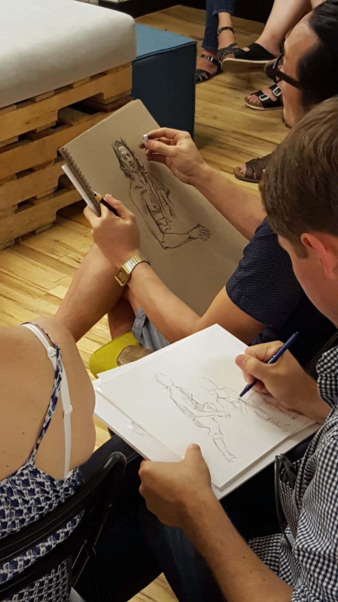 We Drink To Draw, the opening