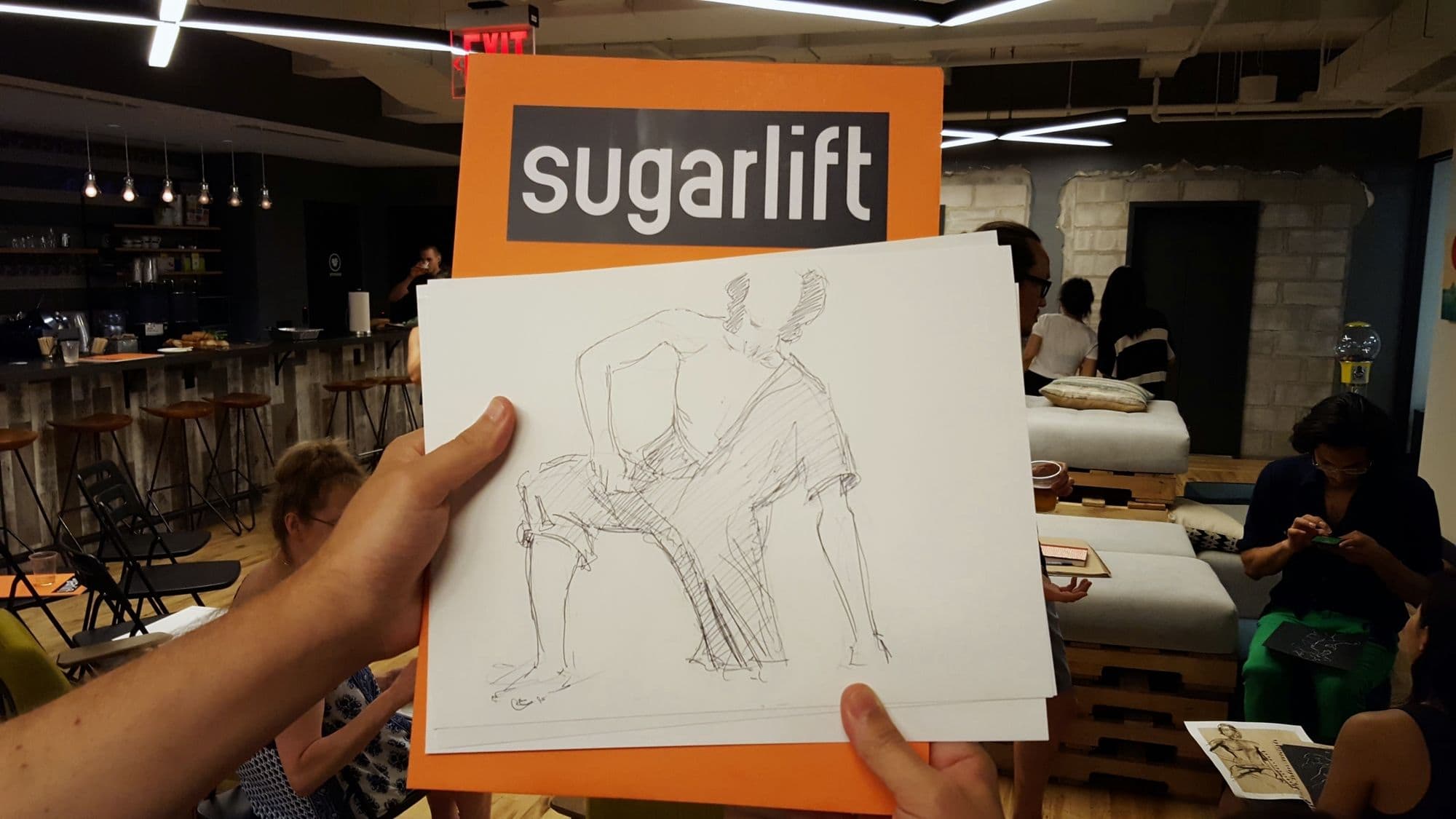 We Drink To Draw, the opening