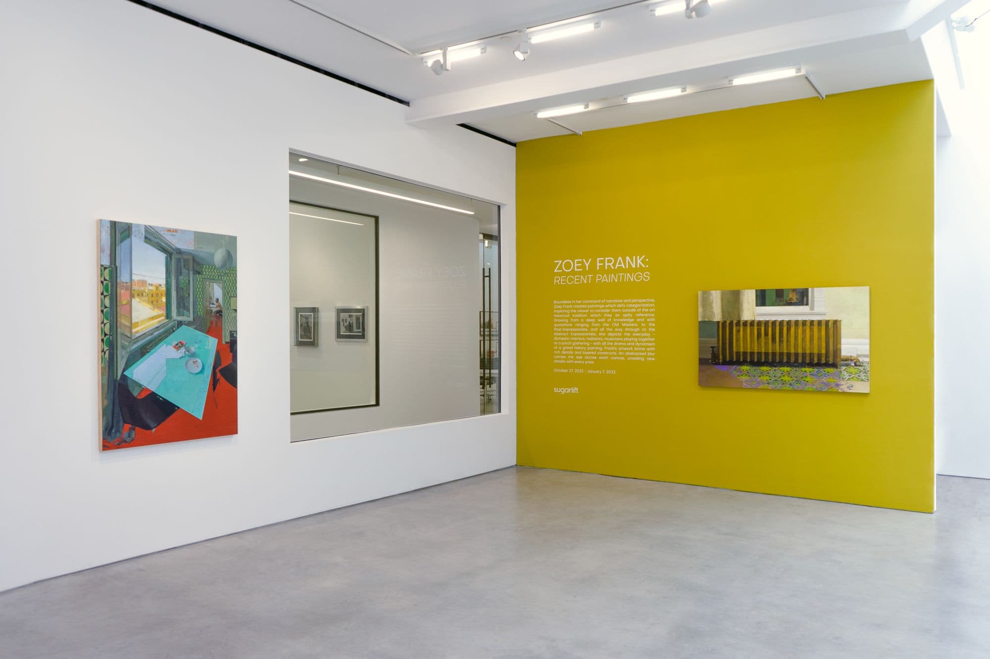 Zoey Frank: Recent Paintings, installation view